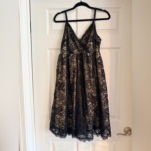 Torrid Black Lace Midi Dress